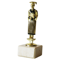 Statuetka Złota 15,5 cm Absolwent